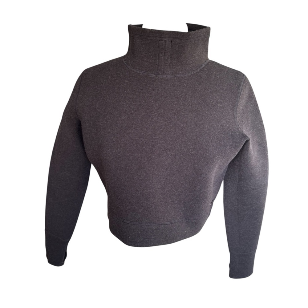 Sweaty Betty | Luxe Long Sleeve Boxy Crop Top Sweater women’s Size XS Oversized - Picture 2 of 7